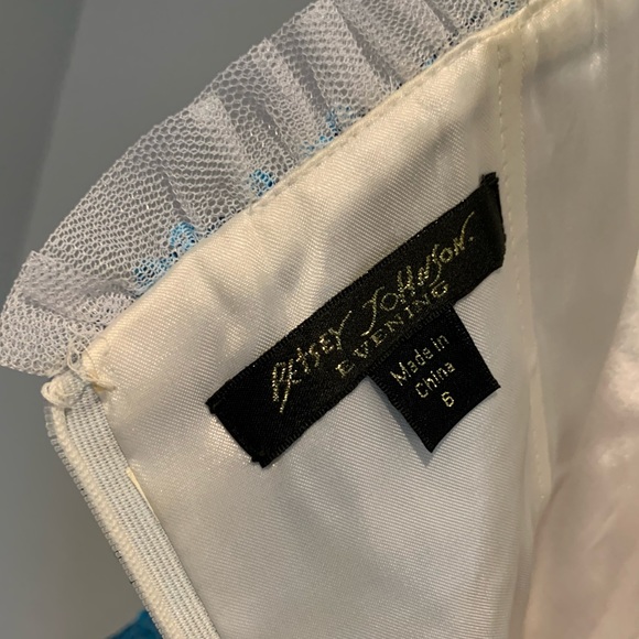 Betsey Johnson Blue Sequin Dress Size 6 - Picture 4 of 4